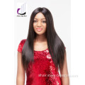 Wholesale Cheap wig Silky Straight Double Drawn Hair , 100% Remy Human Hair Half Wig